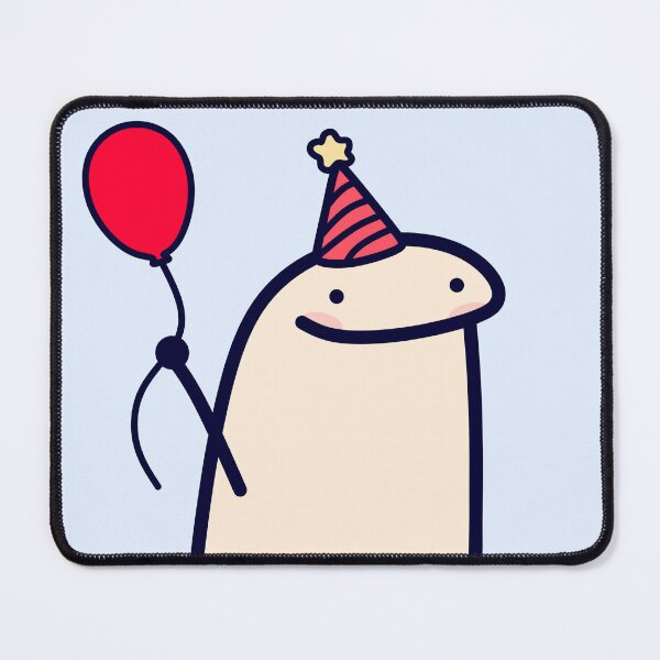 Item preview, Flork balloon Happy birthday meme designed and sold by 17Secrets.