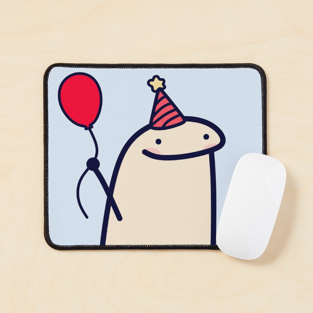 Flork cake Happy birthday meme Mounted Print for Sale by