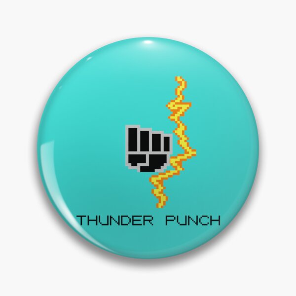 Item preview, Thunder Punch  RBYGSC Moves designed and sold by ZoieShields.