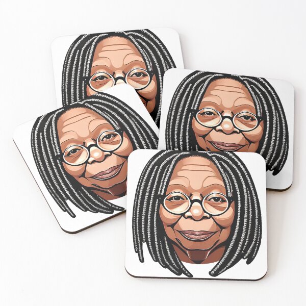 Item preview, whoopi goldberg sticker designed and sold by Robo-toons.