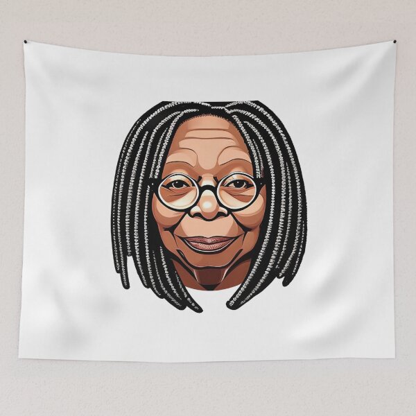 Item preview, whoopi goldberg sticker designed and sold by Robo-toons.
