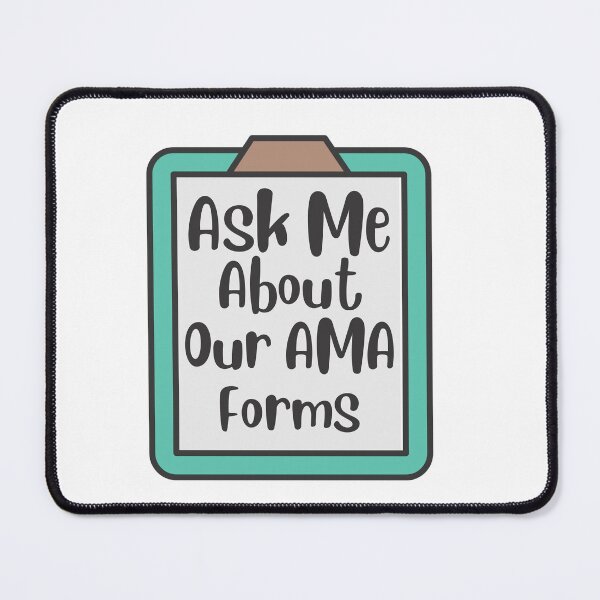 Item preview, Ask Me About Our Ama Forms Funny Nurse designed and sold by Morja2015.