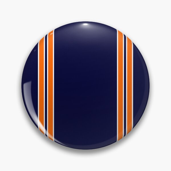 Item preview, Luton Town Retro Away 2001 - 03 Navy and Orange White Pin Stripes designed and sold by Sporting Colour.