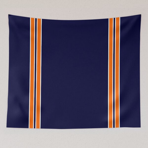 Item preview, Luton Town Retro Away 2001 - 03 Navy and Orange White Pin Stripes designed and sold by Sporting Colour.
