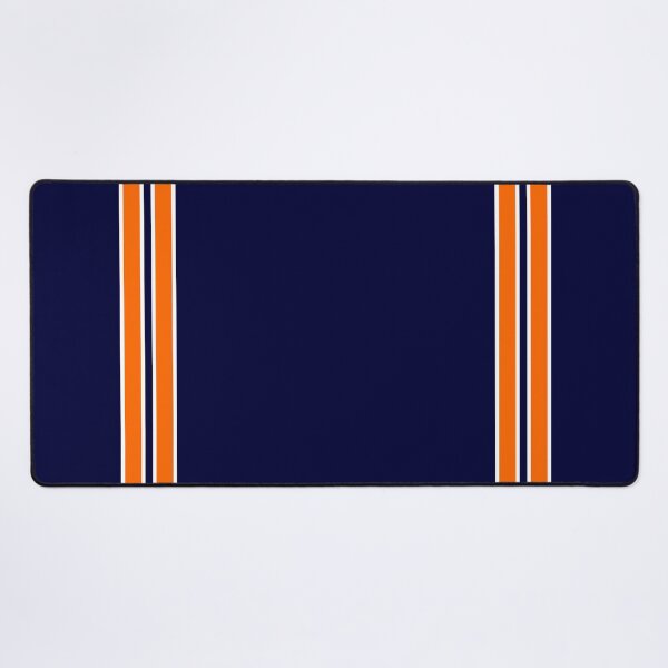 Item preview, Luton Town Retro Away 2001 - 03 Navy and Orange White Pin Stripes designed and sold by Sporting Colour.