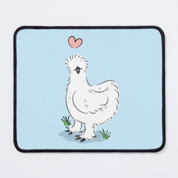 Item preview, LOVE White Paint Silkie Chicken designed and sold by Lulupainting.