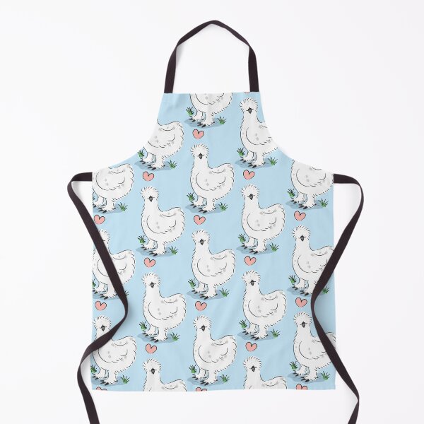 Item preview, LOVE White Paint Silkie Chicken designed and sold by Lulupainting.