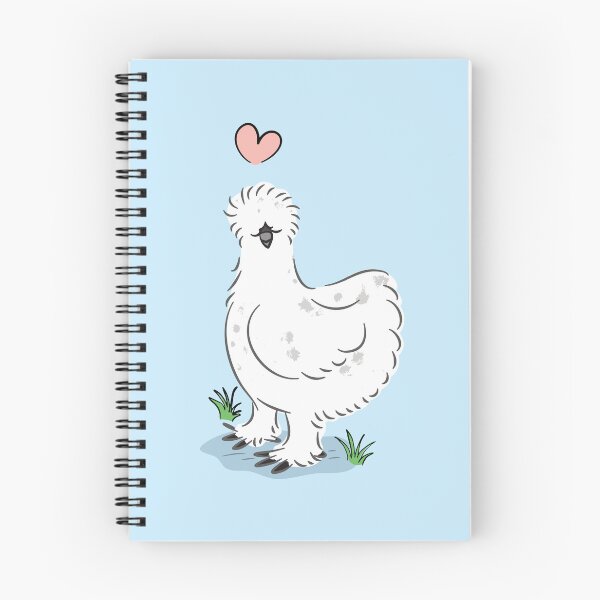 Item preview, LOVE White Paint Silkie Chicken designed and sold by Lulupainting.