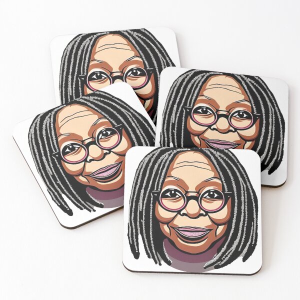 Item preview, whoopi goldberg sticker designed and sold by Robo-toons.