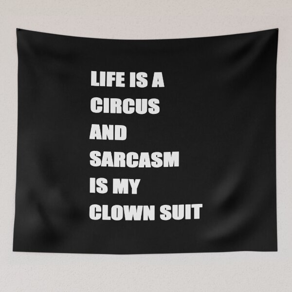 Item preview, Life is a circus quote designed and sold by softgraphics.