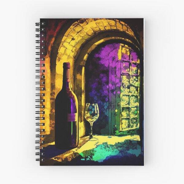 Item preview, Fauvism Wine Art Wine Cellar Wine Bottle Wine Glasses Wine Lover  designed and sold by Alper Billik.