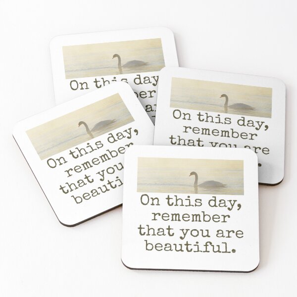 Item preview, On This Day Remember - Beauty Quote  designed and sold by CrankyOldDude.