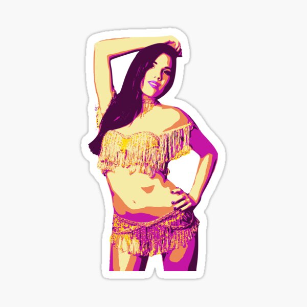 Deb au Nare - Gold & Purple Sticker