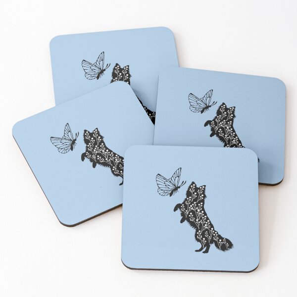 Item preview, Border Collie Dog Silhouette with Butterfly designed and sold by SeasonalDogs.