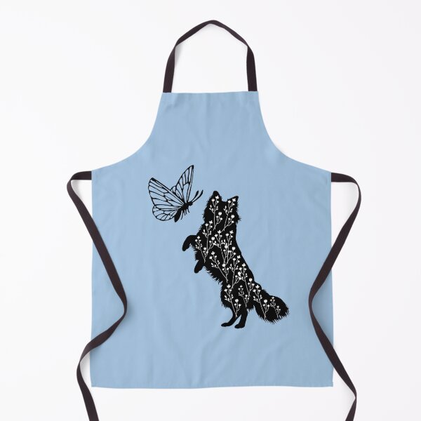 Item preview, Border Collie Dog Silhouette with Butterfly designed and sold by SeasonalDogs.