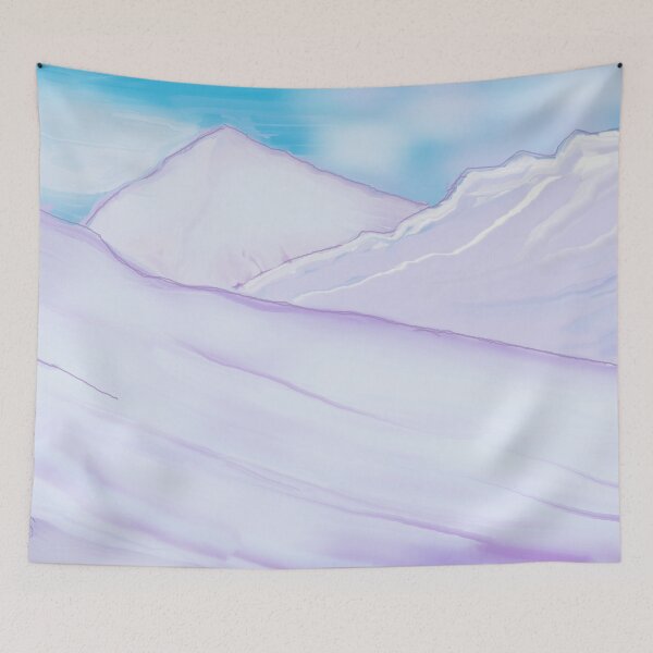 Item preview, Mountains White designed and sold by EJCairns.