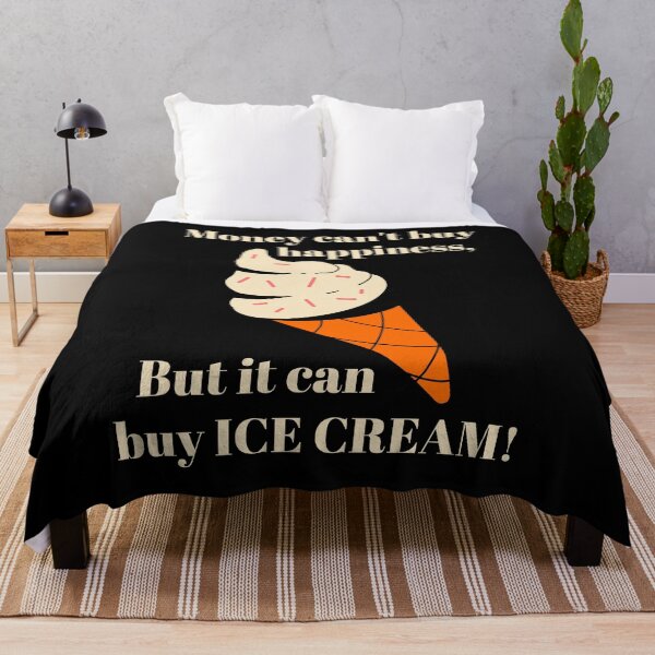 Item preview, Money can't buy Happiness - Funny Ice Cream designed and sold by A-J-S-Designs.
