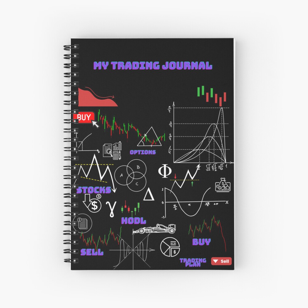  Trading Journal, for stock market, forex, crypto,  day traders, Trading Diary, Traders journal, Gift for Traders Journal