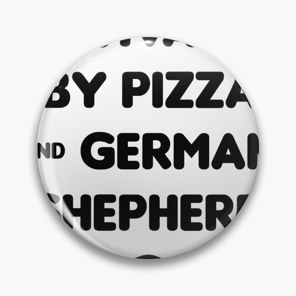 Item preview, Motivated by Pizza & German Shepherd- Funny designed and sold by CheeseBlueprint.