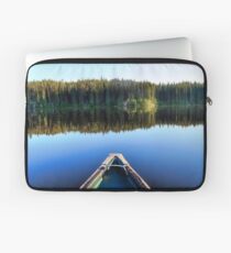 Canoeing on Lonely Lake Laptop Sleeve
