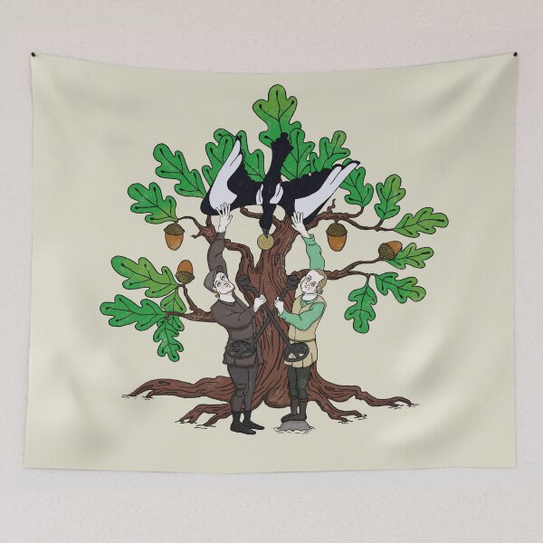 Item preview, Medieval Detectorists - Thieving Magpie - DMDC - No background designed and sold by Inflict Design.