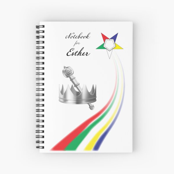 Item preview, Esther’s Notebook for Order of the Eastern Star, OES symbol  designed and sold by photonxt.