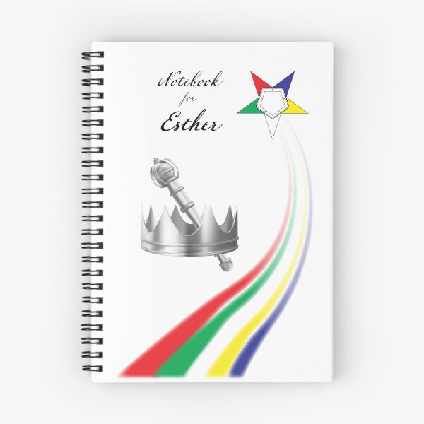 Item preview, Esther’s Notebook for Order of the Eastern Star, OES symbol  designed and sold by photonxt.