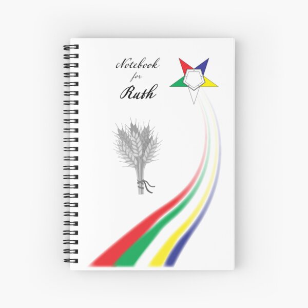 Item preview, Ruth’s Notebook for Order of the Eastern Star, OES symbol  designed and sold by photonxt.