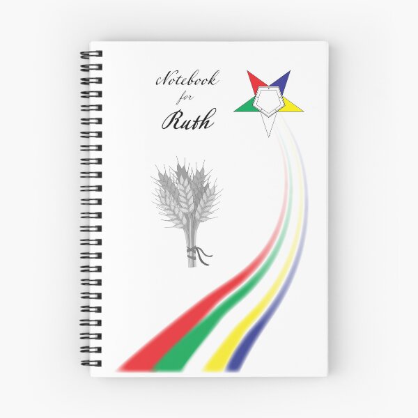 Item preview, Ruth’s Notebook for Order of the Eastern Star, OES symbol  designed and sold by photonxt.