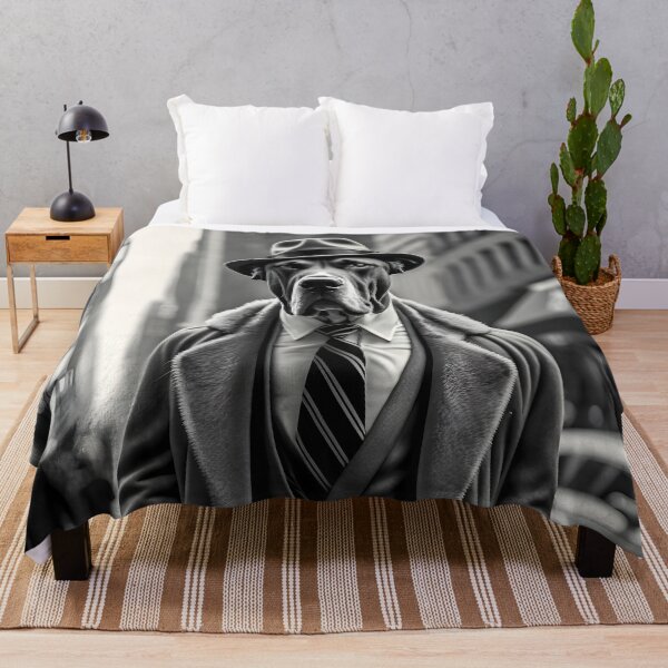 Item preview, Dog Detective in New York Retro 30s designed and sold by AIWanderer.