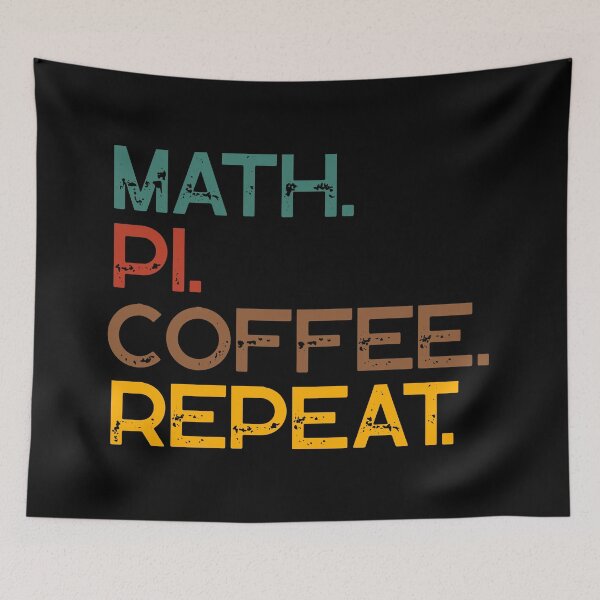 Item preview, Math Pi Coffee Repeat Pi Day designed and sold by SunfullyYours.