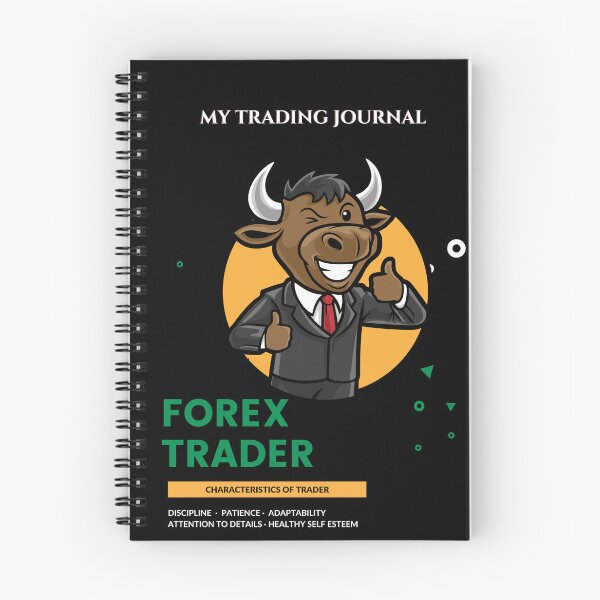 Item preview, Forex Trading Journal, Forex Traders and day traders, Trading Diary, Traders journal, Gift for Traders, Trading Notebook designed and sold by TradingTeesKids.
