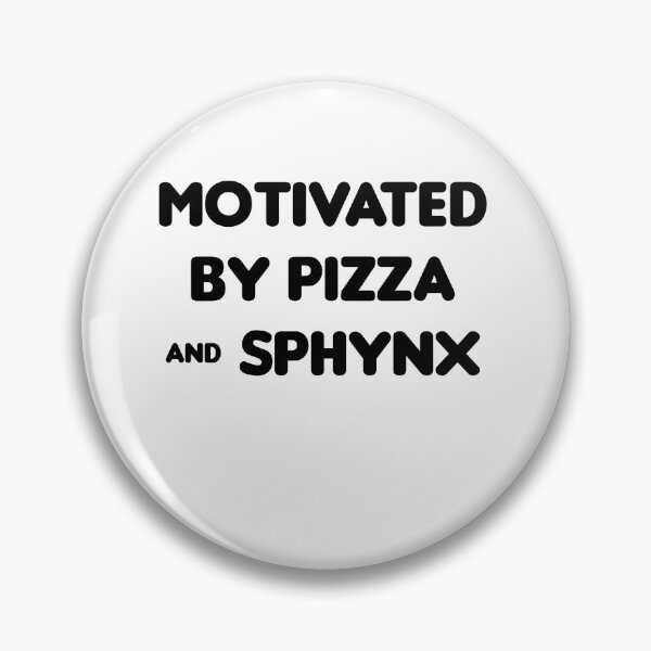 Item preview, Motivated by Pizza & Sphynx- Funny designed and sold by CheeseBlueprint.