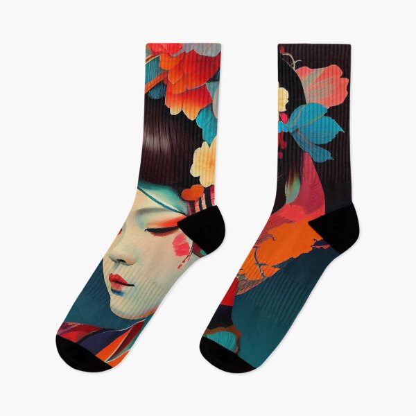 Item preview, Samurai, Geisha, Yakuza, traditional Japanese paintings designed and sold by The-Dark-Art.