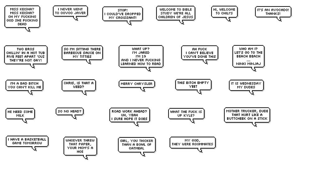 "vine reference sticker sheet" by pixelbubbles Redbubble