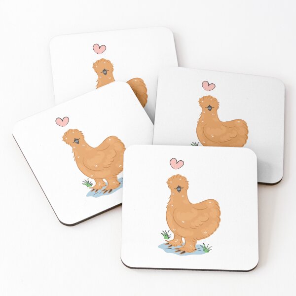 Item preview, LOVE Red Silkie Chicken designed and sold by Lulupainting.