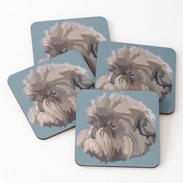 Item preview, The Affenpinscher Illustration designed and sold by KingdomArt101.