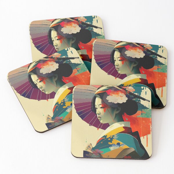 Item preview, Samurai, Geisha, Yakuza, traditional Japanese paintings designed and sold by The-Dark-Art.