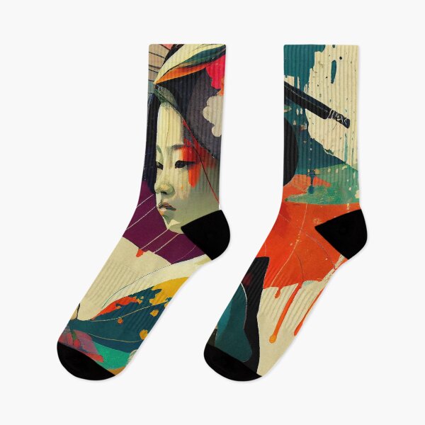 Item preview, Samurai, Geisha, Yakuza, traditional Japanese paintings designed and sold by The-Dark-Art.