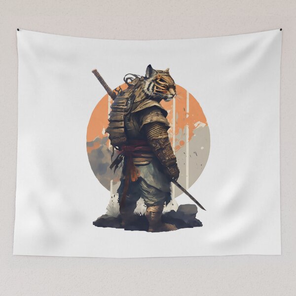 Item preview, Tiger Samurai with Gold Armor designed and sold by Melcu.