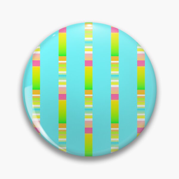 Aperçu de l'œuvre Motif de lignes géométriques bleues kawaii | Jolie combinaison de couleurs bleues créée et vendue par lausn.