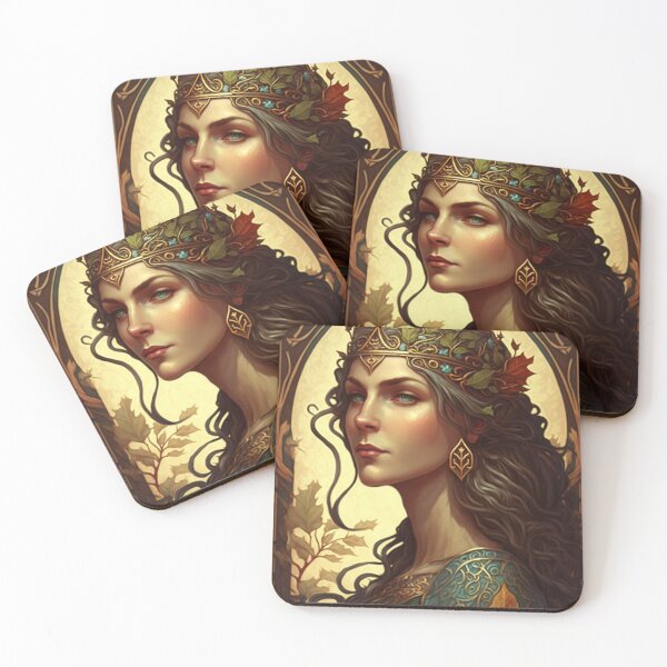Item preview, Queen Guinevere of Camelot designed and sold by ArtNouveauChic.