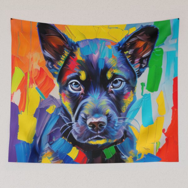 Item preview, playful pup designed and sold by HOMEDESIGNPRINT.