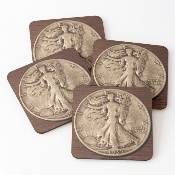 Item preview, 1935 D Walking Liberty Half Dollar designed and sold by coinsxcrochet.