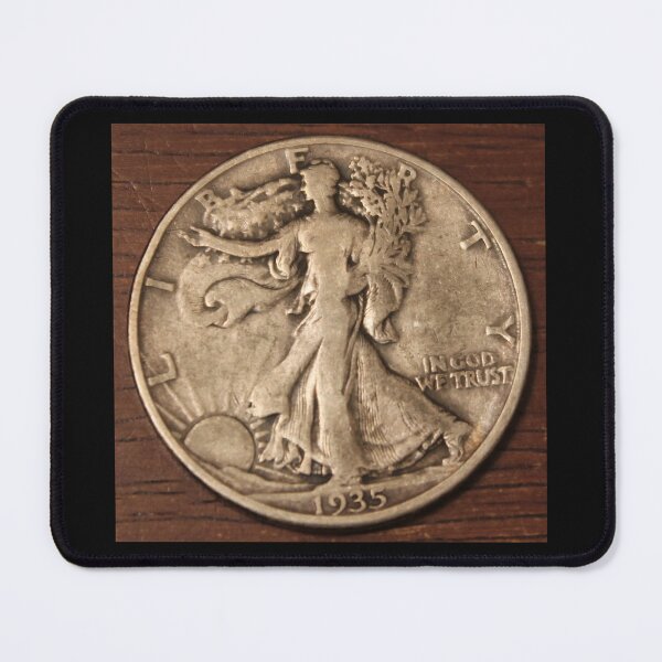 Item preview, 1935 D Walking Liberty Half Dollar designed and sold by coinsxcrochet.