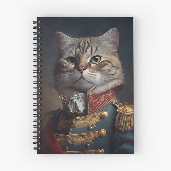 Item preview, CAT Portrait, Imperial Pet Portrait, Renaissance Animal Painting,  Pet Lover Gif, AI art, Print Art designed and sold by XIX361ART.