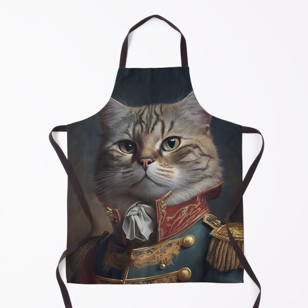 Item preview, CAT Portrait, Imperial Pet Portrait, Renaissance Animal Painting, Pet Lover Gif, AI art, Print Art designed and sold by XIX361ART.