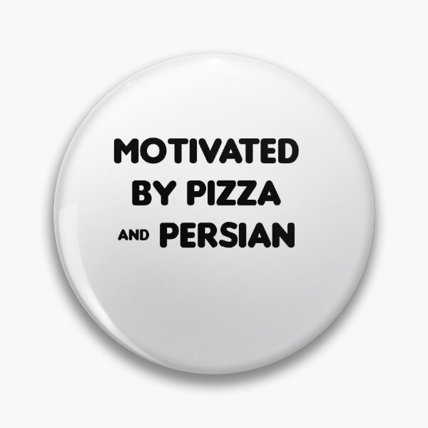 Item preview, Motivated by Pizza & Persian - Funny designed and sold by CheeseBlueprint.