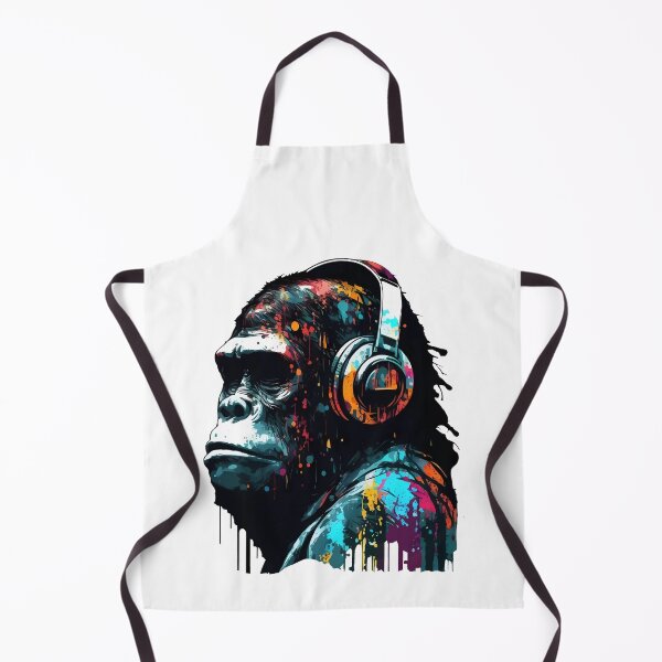 Item preview, The Monkey listens to music in style designed and sold by Melcu.