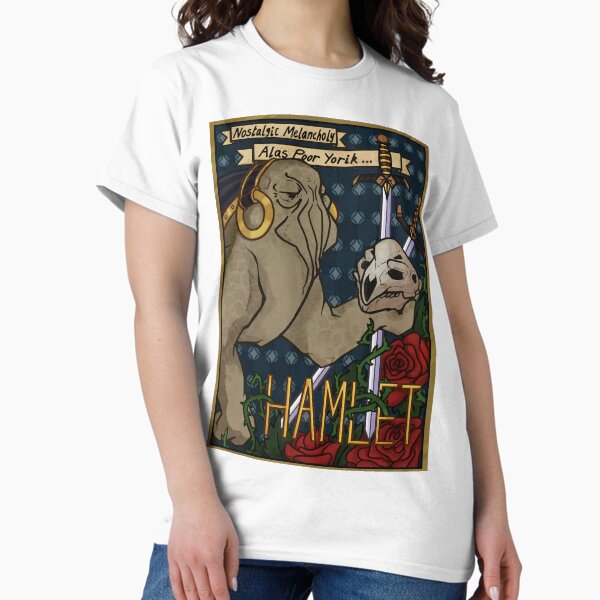 Item preview, Mass Effect Elcor Hamlet Poster Print designed and sold by happyhumannoise.